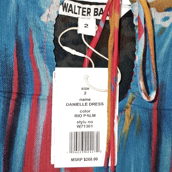 Walter Baker Danielle On/Off the Shoulder Maxi Dress, Color Rio Palm, Si… - Picture 6 of 8